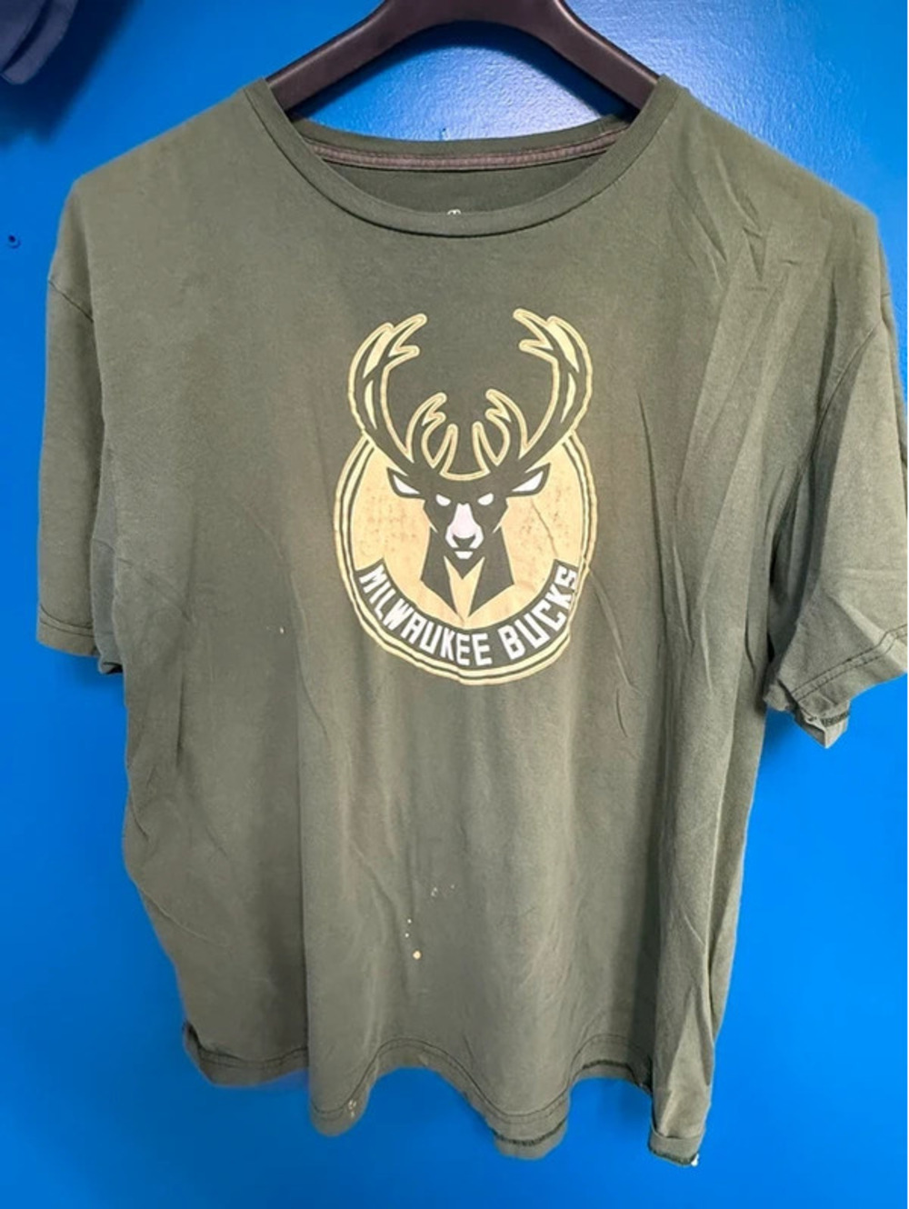 Fanatics NBA Milwaukee Bucks Giannis Antetokounmpo T-Shirt Mens 2XL Green